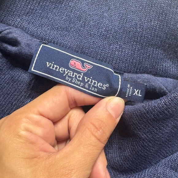 Vineyard Vines Men's Dark Blue Quilted Vest Size XL - Picture 2 of 5